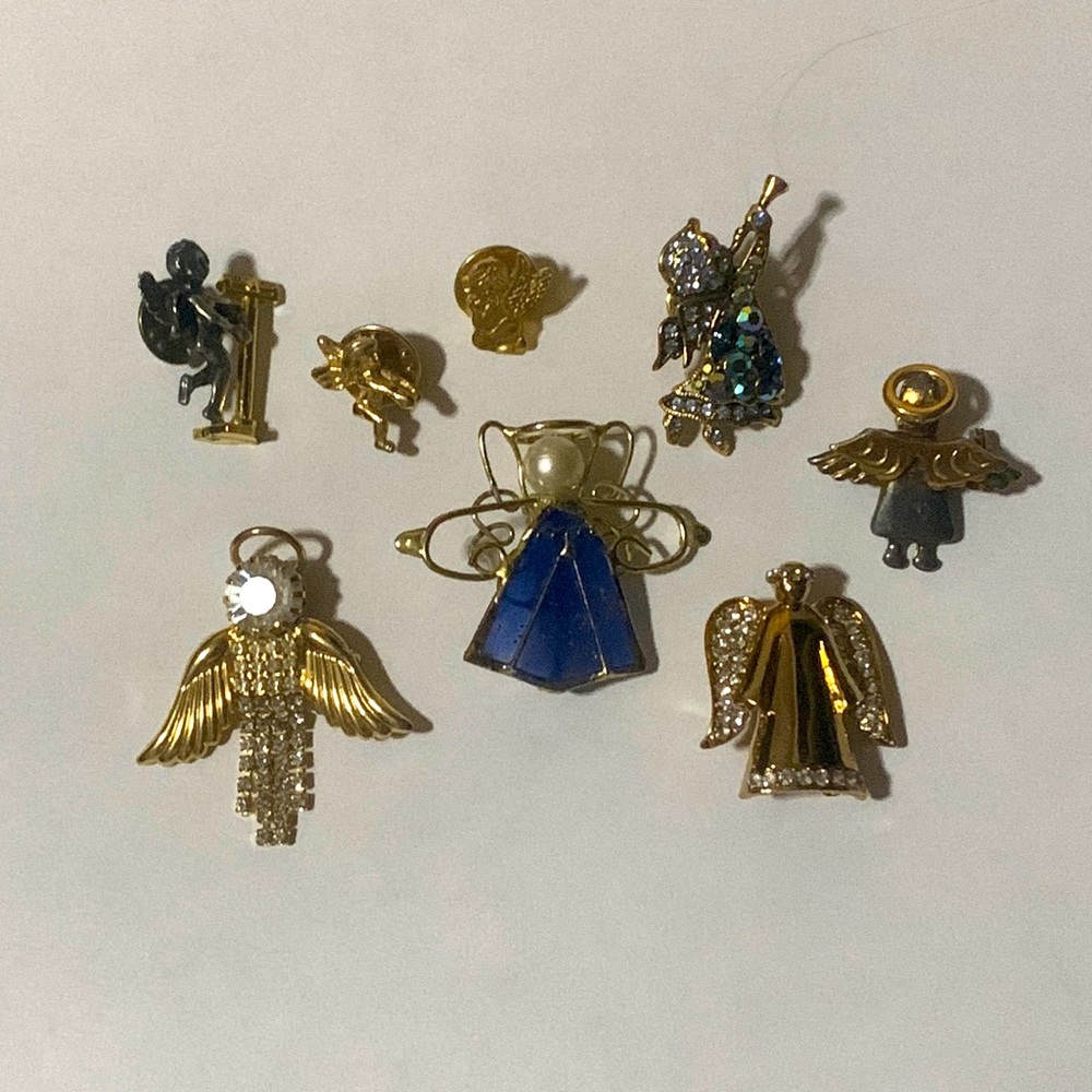 Lot of angel pins